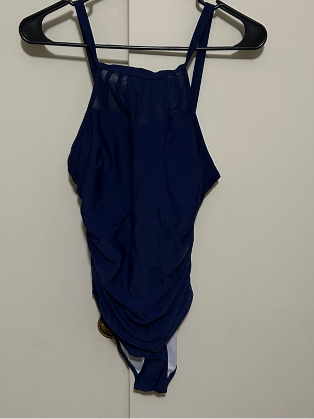 Navy Blue One-Piece Swimsuit